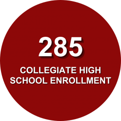 285 Collegiate High School Enrollment