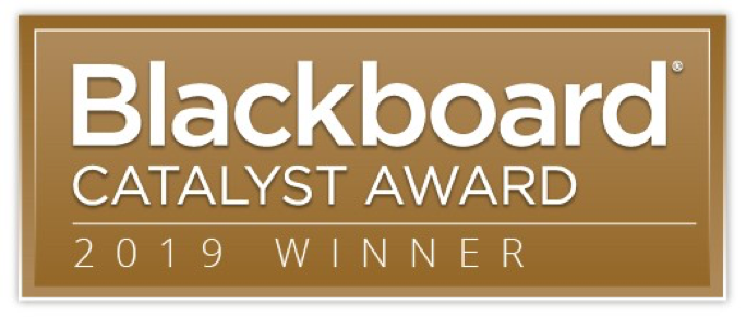 Blackboard Catalyst Award 2019 Winner