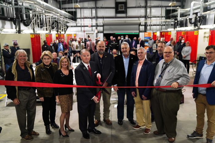 Pictured (left to right): NWFSC Trustee Rudy Wright; NFWSC Trustee Charlotte Flynt; NWFSC Trustee Chair Lori Kelley; NWFSC President Dr. Devin Stephenson; District 2 Walton County Commissioner Danny Glidewell; District 3 Walton County Commissioner Michael Barker; NWFSC Trustee Vice-Chair Shane Abbott; District 1 Walton County Commissioner William "Boots" McCormick; NWFSC Trustee Graham Fountain; NWFSC Trustee Reynolds Henderson