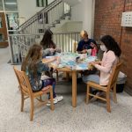 Northwest Florida State College Phi Theta Kappa students assemble safety kits for students at the beginning of the spring semester.